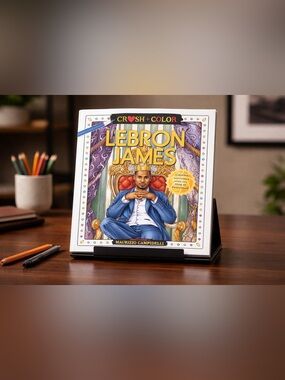 LeBron James Crush + Color Coloring Book